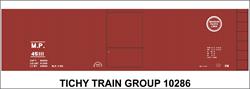#10286-6O MP 40' WOOD DS BOXCAR DECAL 6 SETS