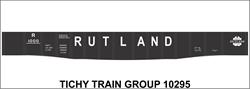 #10295-6S RUTLAND 41'6' STEEL GONDOLA DECAL 6 SETS