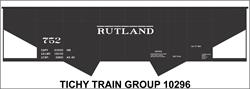 #10296 RUTLAND 2 BAY STEEL HOPPER DECAL