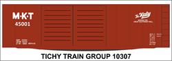 #10307-6S MKT 40' STEEL BOXCAR DECAL 6 SETS