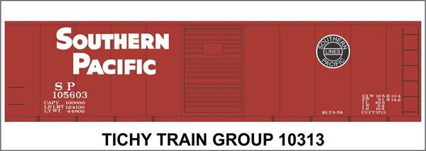 #10313O SP 1944 50' STEEL BOXCAR DECAL