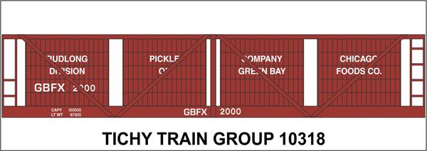 #10318-6 BUDLONG PICKLE CO 1922 PICKLE CAR DECAL 6 SETS