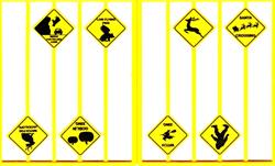 #2102 FUNNY WARNING SIGNS O