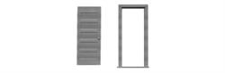 #2021 5 PANEL DOOR/FRAME