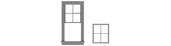 #2022 4/4 DOUBLE HUNG WINDOW
