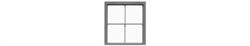 #2060 2/2 DOUBLE HUNG WINDOW