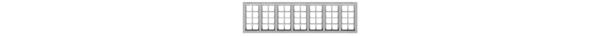 #2529 7 UNIT CASEMENT WINDOW