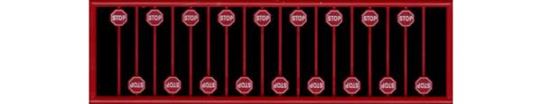 #2612 RED STOP SIGN