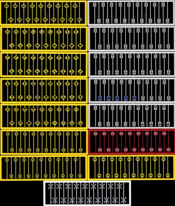 #2623 N SCALE SIGN ASSORTMENT