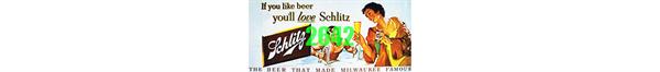 #2642 SCHLITZ BEER BILLBOARD