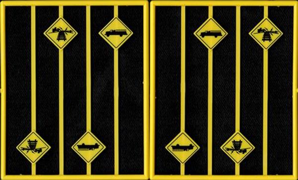 #3557 WARNING SIGNS FIREHOUSE & LOW VEHICLE S