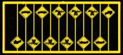 #8299 WARNING SIGNS FIREHOUSE & LOW VEHICLE