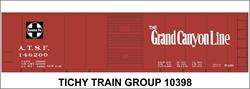 #10398-6N ATSF 40' STEEL BOXCAR DECAL 6 SETS