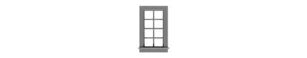 #3512 4/4 DOUBLE HUNG WINDOW