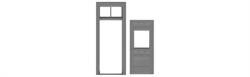 #3516 LITE DOOR & FRAME/TRANSOM