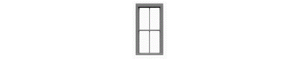 #3525 2/2 DOUBLE HUNG WINDOW