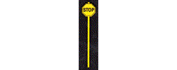 #3541 YELLOW STOP SIGN