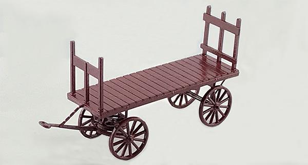 #8318 BAGGAGE WAGON 10 PCS HO