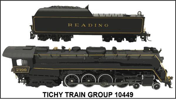 #10449-6S READING T-1 STEAM LOCOMOTIVE 6 SETS