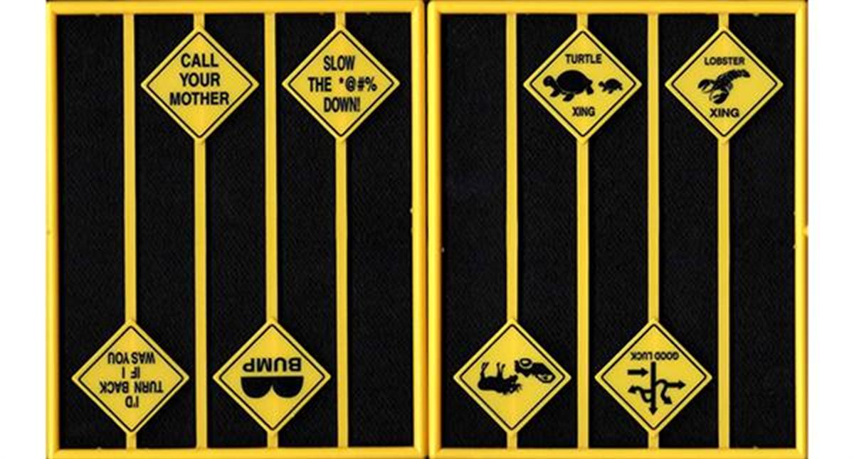 Tichy Train Group Road Path Warning Signs Set 1 Kit #2616 18 Pieces N Scale New 