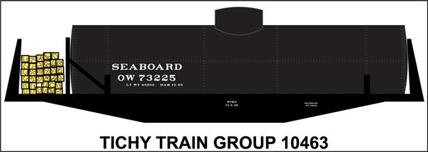 #10463 SEABOARD MOW TANK CAR