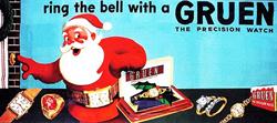 #8465 GRUEN WATCH XMAS BILLBOARD HO
