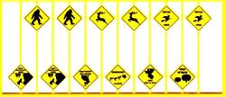 #8320 FUNNY WARNING SIGNS HO
