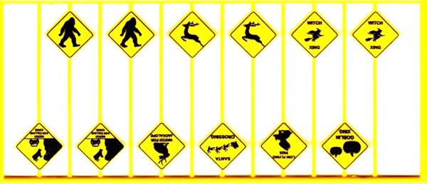 #8320 FUNNY WARNING SIGNS HO