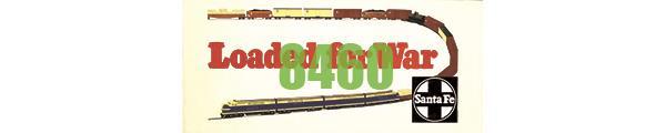#8460 SANTA FE AT WAR BILLBOARD