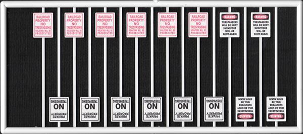 #8315 NO TRESPASSING SIGNS