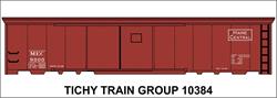 #10384-6N MEC 50' STEEL BOXCAR DECAL 6 SETS