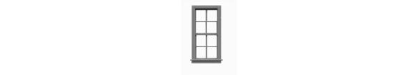 #8028 4/4 DOUBLE HUNG WINDOW
