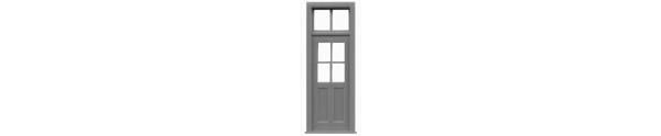#8033 4 LITE DOOR & TRANSOM