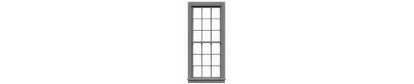 #8056 9/9 DOUBLE HUNG WINDOW