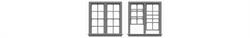 #8070 4/4 DBL HUNG TWO UNIT WINDOW