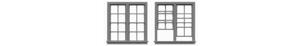 #8070 4/4 DBL HUNG TWO UNIT WINDOW