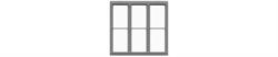 #8094 1/1 TRIPLE UNIT WINDOW
