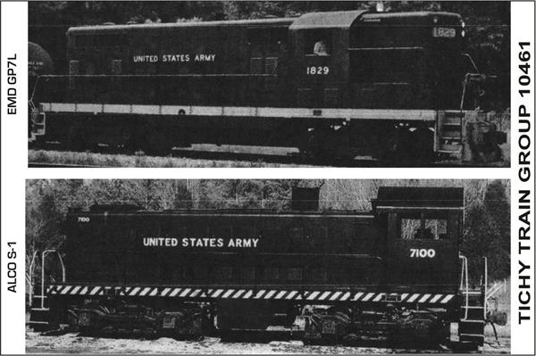 #10461S US ARMY ALCO S-1 & EMD GP-L