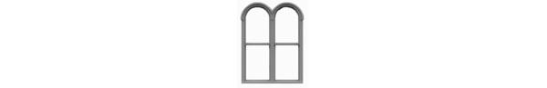 #8114 DOUBLE ROUND TOP WINDOW