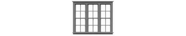 #8127 4/4 TRIPLE UNIT WINDOW