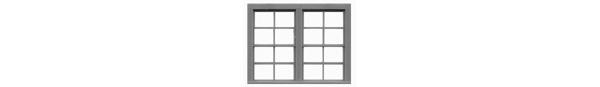 #8137 4/4 DBL HUNG DBL UNIT WINDOW