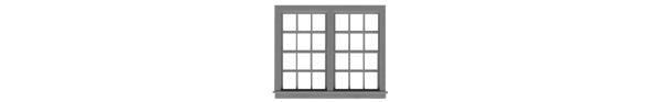 #8159 6/6 DOUBLE HUNG DOUBLE UNIT WINDOW
