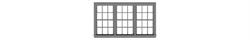 #8161 6/6 DOUBLE HUNG TRIPLE UNIT WINDOW