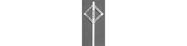 #8179 DIAMOND CROSSING SIGN