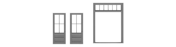 #8189 DOUBLE DOOR & FRAME