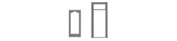 #8194 GLASS DOOR & FRAME