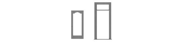 #8194 GLASS DOOR & FRAME