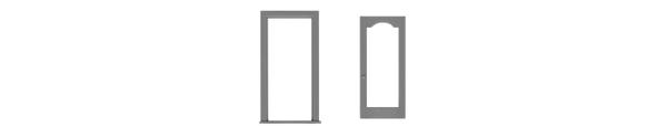 #8195 GLASS DOOR & FRAME