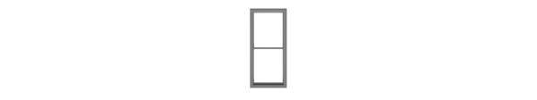 #8201 1/1 DOUBLE HUNG WINDOW