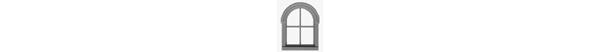#8203 4 PANE ROUND TOP WINDOW